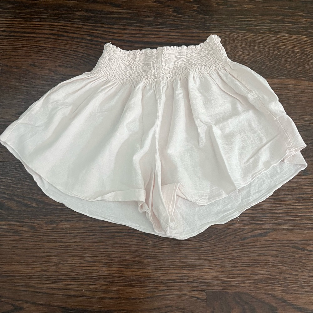 Brandy Melville Blush High Waist Shorts with Flowy Design